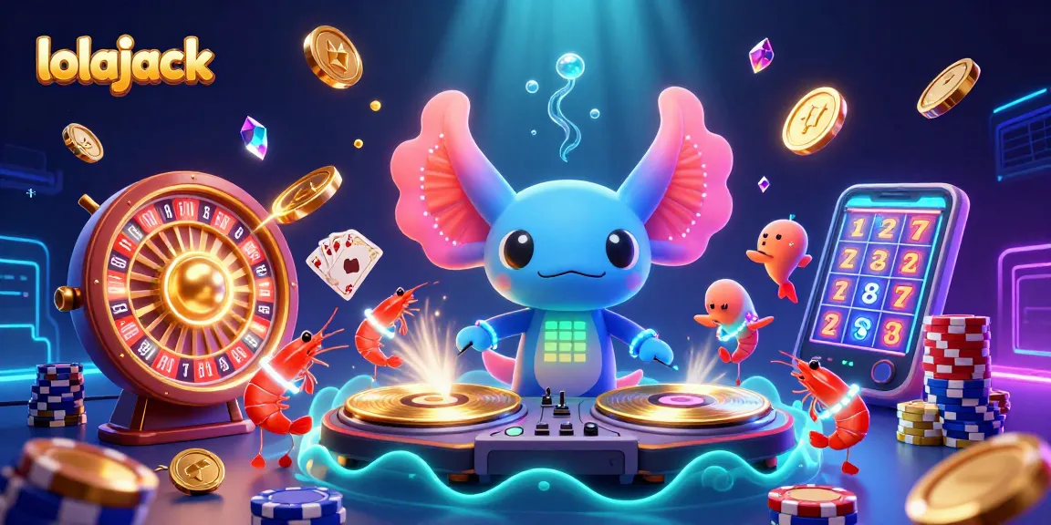 Experience thrilling gaming action at lolajack with vibrant 3D casino characters and dynamic slots.