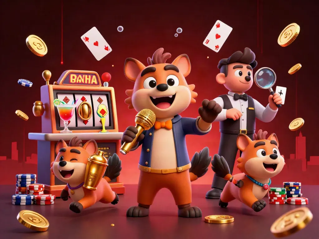 Experience the excitement of tai sunwin with a vibrant 3D casino featuring playful hyenas and dynamic gaming elements.