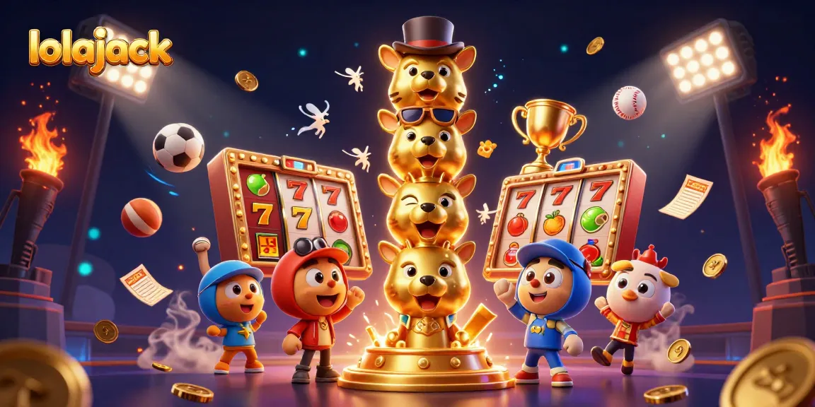 Experience the thrill with lolajack casino games featuring animated golden totem pole and dynamic slots