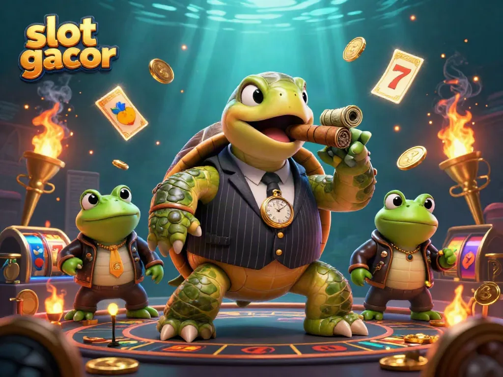 Experience thrilling slot gacor excitement with dynamic characters and vibrant casino elements.