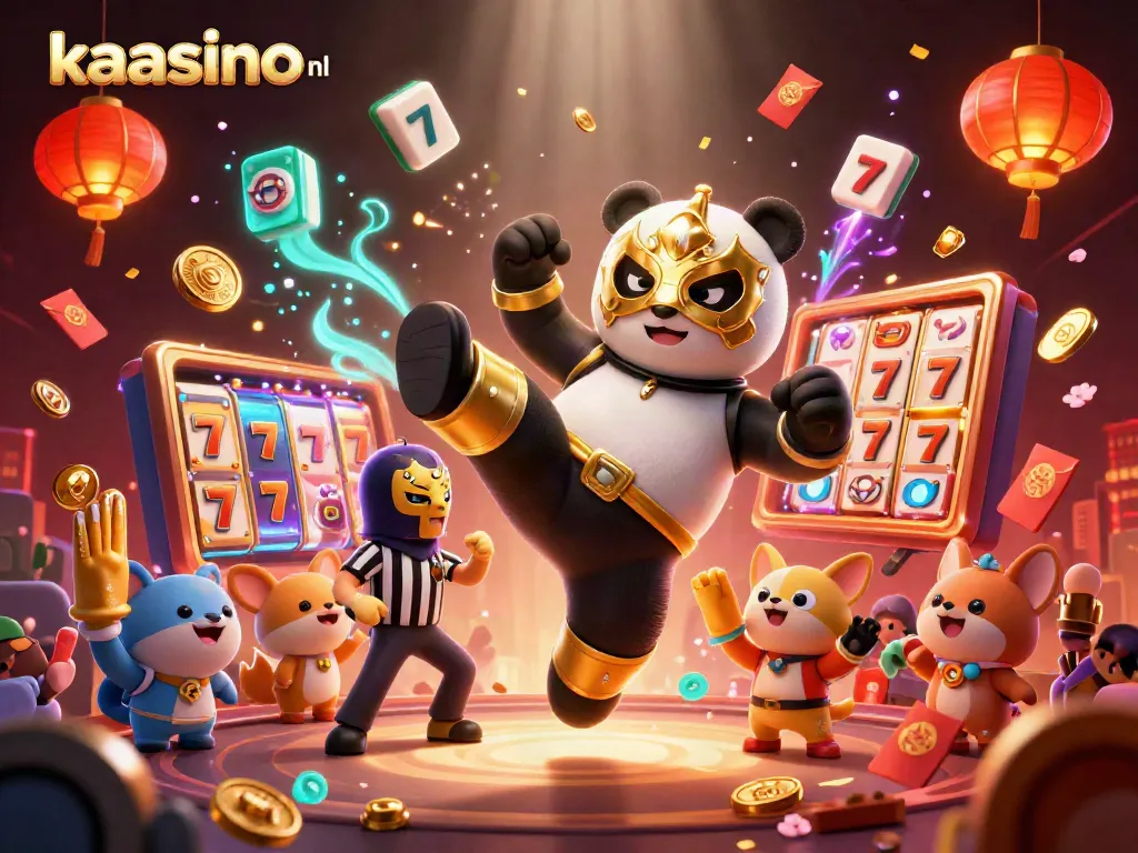 Experience excitement at kaasino nl with vibrant 3D casino illustration featuring dynamic gaming elements.
